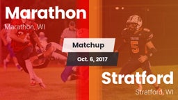 Matchup: Marathon  vs. Stratford  2017