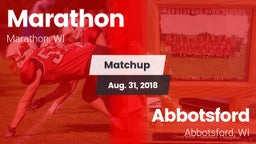 Matchup: Marathon  vs. Abbotsford  2018