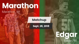 Matchup: Marathon  vs. Edgar  2018