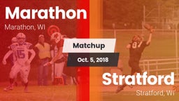 Matchup: Marathon  vs. Stratford  2018