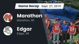 Recap: Marathon  vs. Edgar  2019