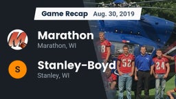 Recap: Marathon  vs. Stanley-Boyd  2019