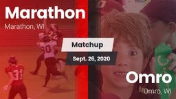 Matchup: Marathon  vs. Omro  2020