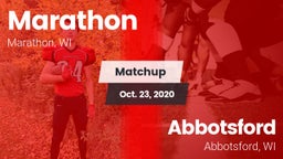 Matchup: Marathon  vs. Abbotsford  2020