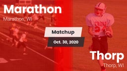 Matchup: Marathon  vs. Thorp  2020