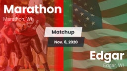 Matchup: Marathon  vs. Edgar  2020