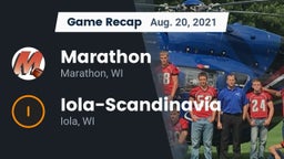 Recap: Marathon  vs. Iola-Scandinavia  2021