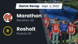 Recap: Marathon  vs. Rosholt  2022
