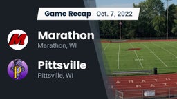 Recap: Marathon  vs. Pittsville  2022