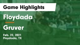 Floydada  vs Gruver  Game Highlights - Feb. 22, 2021