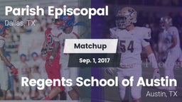 Matchup: Parish Episcopal vs. Regents School of Austin 2017