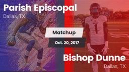Matchup: Parish Episcopal vs. Bishop Dunne  2017