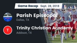 Recap: Parish Episcopal  vs. Trinity Christian Academy  2018
