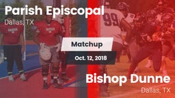 Matchup: Parish Episcopal vs. Bishop Dunne  2018