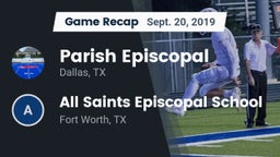 Recap: Parish Episcopal  vs. All Saints Episcopal School 2019
