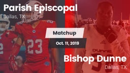 Matchup: Parish Episcopal vs. Bishop Dunne  2019