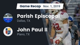 Recap: Parish Episcopal  vs. John Paul II  2019