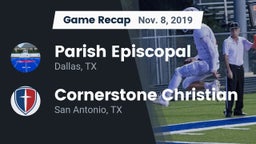 Recap: Parish Episcopal  vs. Cornerstone Christian  2019