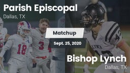 Matchup: Parish Episcopal vs. Bishop Lynch  2020