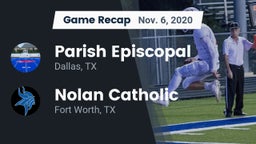 Recap: Parish Episcopal  vs. Nolan Catholic  2020