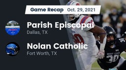 Recap: Parish Episcopal  vs. Nolan Catholic  2021