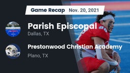 Recap: Parish Episcopal  vs. Prestonwood Christian Academy 2021