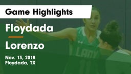 Floydada  vs Lorenzo  Game Highlights - Nov. 13, 2018