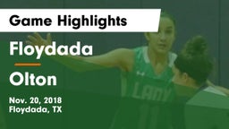 Floydada  vs Olton  Game Highlights - Nov. 20, 2018