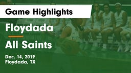 Floydada  vs All Saints Game Highlights - Dec. 14, 2019