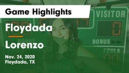 Floydada  vs Lorenzo  Game Highlights - Nov. 24, 2020