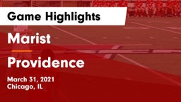 Marist  vs Providence  Game Highlights - March 31, 2021