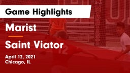 Marist  vs Saint Viator  Game Highlights - April 12, 2021