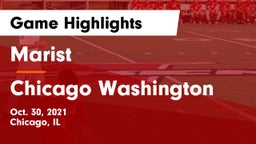 Marist  vs Chicago Washington Game Highlights - Oct. 30, 2021