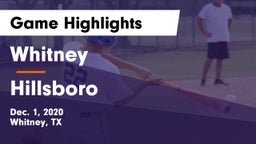 Whitney  vs Hillsboro  Game Highlights - Dec. 1, 2020