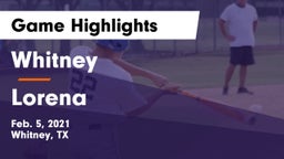 Whitney  vs Lorena  Game Highlights - Feb. 5, 2021