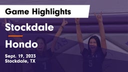 Stockdale  vs Hondo  Game Highlights - Sept. 19, 2023