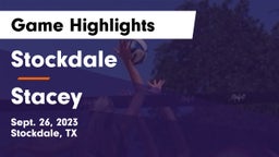 Stockdale  vs Stacey  Game Highlights - Sept. 26, 2023