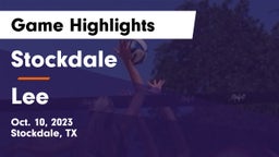 Stockdale  vs Lee  Game Highlights - Oct. 10, 2023