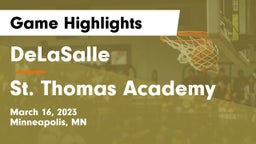 DeLaSalle  vs St. Thomas Academy   Game Highlights - March 16, 2023
