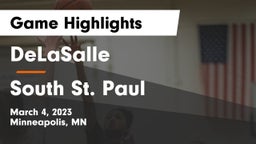 DeLaSalle  vs South St. Paul  Game Highlights - March 4, 2023