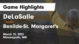 DeLaSalle  vs Benilde-St. Margaret's  Game Highlights - March 15, 2023