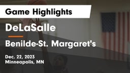 DeLaSalle  vs Benilde-St. Margaret's  Game Highlights - Dec. 22, 2023