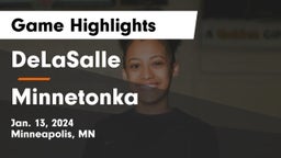 DeLaSalle  vs Minnetonka  Game Highlights - Jan. 13, 2024