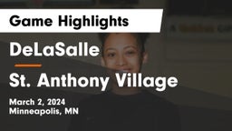 DeLaSalle  vs St. Anthony Village  Game Highlights - March 2, 2024