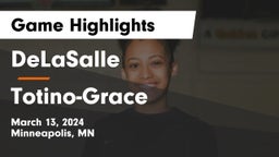 DeLaSalle  vs Totino-Grace  Game Highlights - March 13, 2024