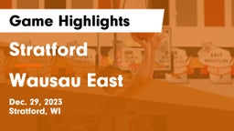 Stratford  vs Wausau East  Game Highlights - Dec. 29, 2023