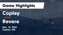 Copley  vs Revere  Game Highlights - Dec. 15, 2023