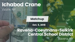 Matchup: Ichabod Crane vs. Ravena-Coeymans-Selkirk Central School District 2018