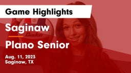 Saginaw  vs Plano Senior  Game Highlights - Aug. 11, 2023