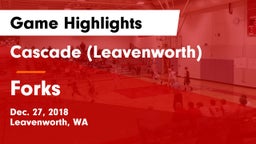 Cascade  (Leavenworth) vs Forks  Game Highlights - Dec. 27, 2018